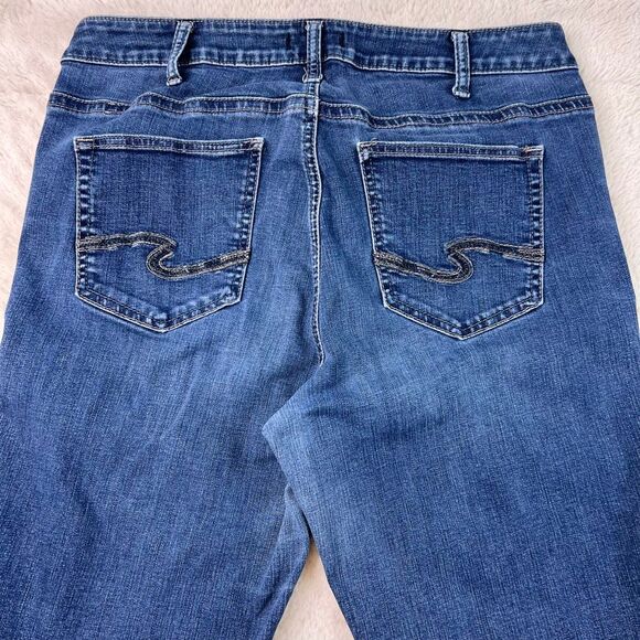 Silver Jeans Avery Slim Boot Jeans Womens Size 14x33 Stretch Pants Inseam 31" - Picture 9 of 9